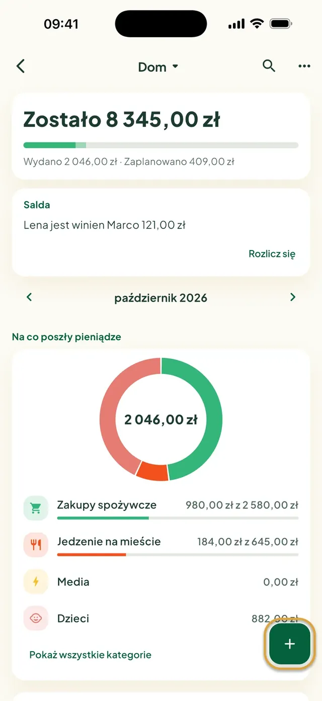 Budżet rodzinny w aplikacji Daili